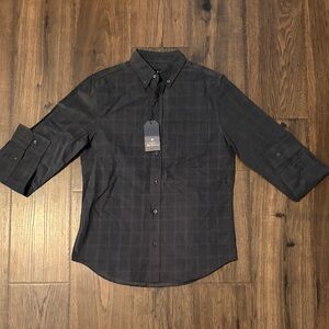 Ben Sherman Canopy Green Windowpane Button-Down Shirt